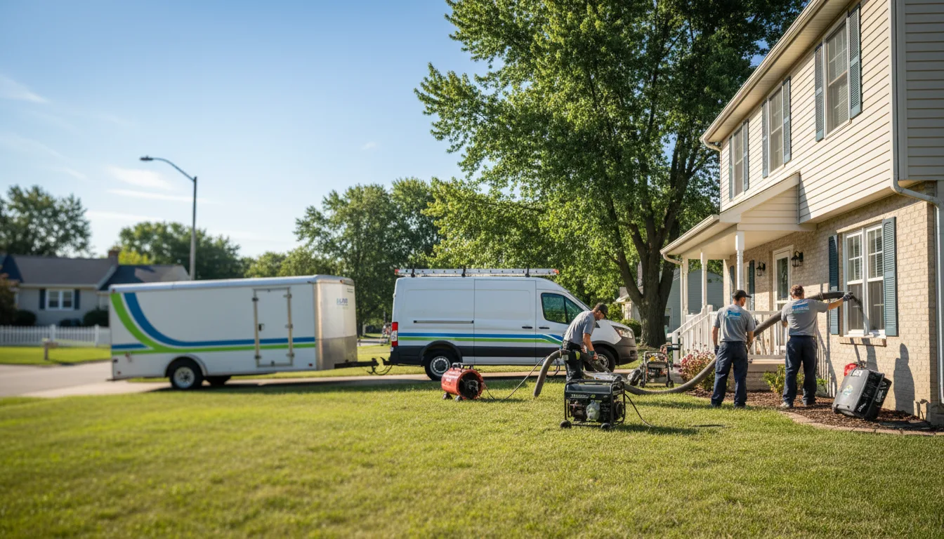 Flooded Basement Restoration And Cleanup With Repair in Parks, AR near me